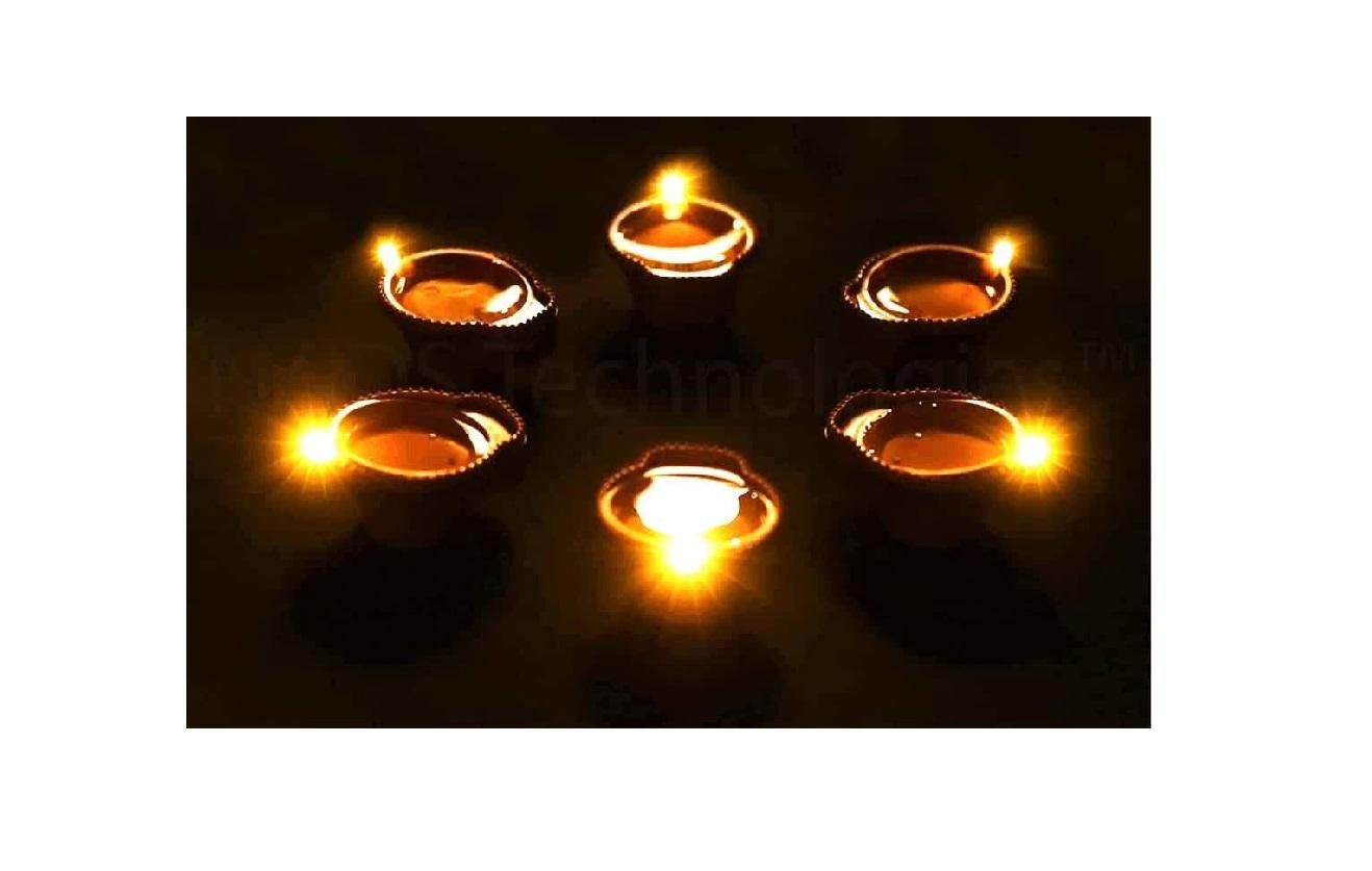 Floating LED Diyas with Water Sensor | Festive Ambient Glow Lamps, (Pack of 6/12/18/24)