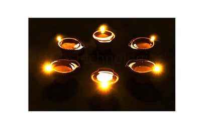 Floating LED Diyas with Water Sensor | Festive Ambient Glow Lamps, (Pack of 6/12/18/24)